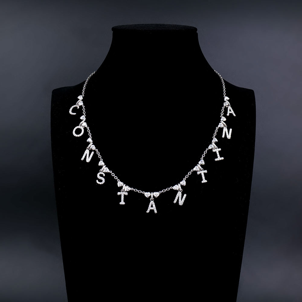 multi letter pendant necklace