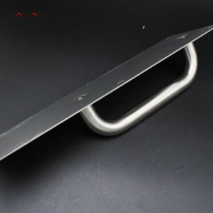 דלת 304 נירוסטה למשוך לדחוף מצביע על ידית צלחת עבור שער כניסה ציבורית - Product Image 4