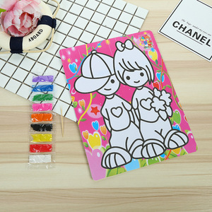 Nuovi Kit Creativi per Pittura con Sabbia di Varie Dimensioni per Ragazzi e Ragazze Esperienze Ludiche Educative e Sviluppo Creativo - Product Image 3