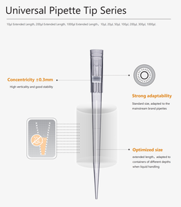 อุปกรณ์สิ้นเปลืองในห้องปฏิบัติการ Cotaus รุ่น Dragon Low CV สีน้ำเงินเหลือง ไมโครปิเปตต์ ราคาถูก พร้อมไส้กรองแบบใช้แล้วทิ้งในถุง - Product Image 2