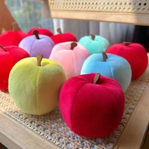 Juguete de peluche de manzana de 10cm al por mayor muñeco de descompresión suave y colorido <span class=keywords><strong>almohada</strong></span> de manzana rellena antiestrés - Product Image 6