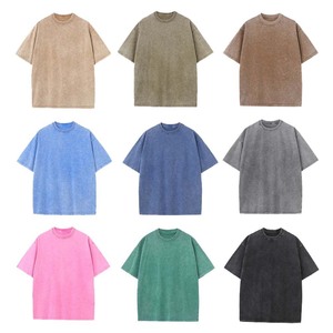 <span class=keywords><strong>T</strong></span>-shirt vintage oversize à épaules tombantes, 230 grammes, grammage lourd, délavé à l'acide, DTG haute qualité, vierge, personnalisable, uni ou avec motif graphique - Product Image 1