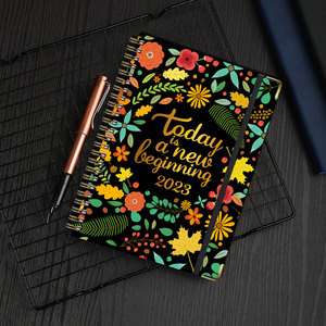 2024 số lượng lớn giá rẻ Bán buôn máy tính xách tay hàng năm kế hoạch tùy chỉnh in ấn đầy đủ với các trang tùy chỉnh xoắn ốc ràng buộc cho sinh viên - Product Image 2