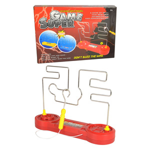 Il nuovo Design divertente <span class=keywords><strong>gioco</strong></span> del labirinto di urti elettrici non ronza il filo fai da te giocattoli educativi giochi da tavolo per bambini - Product Image 2