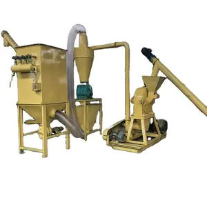 Máquina de molino de harina comercial de alta capacidad, molino de harina de maíz de 15kw, precio de máquina de molienda de harina de trigo
