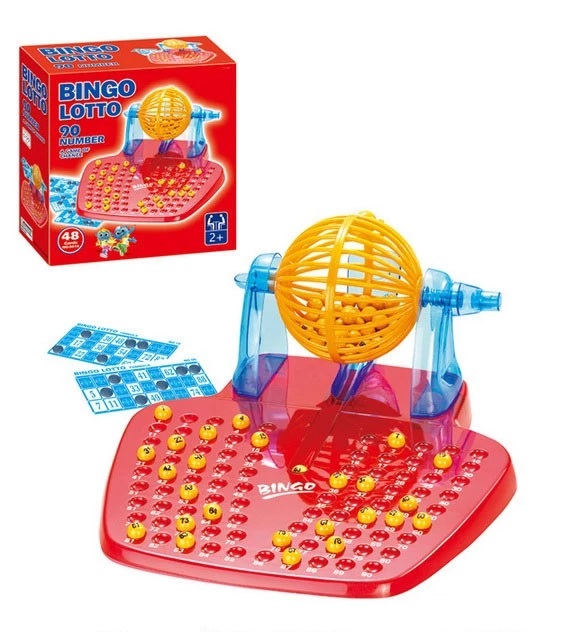 Оптовая продажа с завода, пластиковая круглая настольная установка, игры в бинго для детей