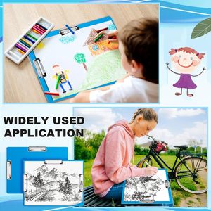 "4 gói" Bảng vẽ clipboard vẽ ngang Clip sinh viên và đồ dùng văn phòng của giáo viên có thể clip vẽ Sổ ghi chép - Product Image 5