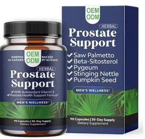 Capsules de soutien de la prostate à base de plantes naturelles OEM ODM - 90 capsules avec <span class=keywords><strong>vitamine</strong></span> E pour favoriser le bien-être de la prostate masculine - Product Image 1