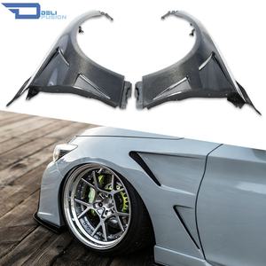 Guardabarros de fibra de carbono VQ37 para Infiniti Q50 V37 Jw X Motion Style 2014-2017, guardabarros delantero ventilado de fibra de carbono - Product Image 1