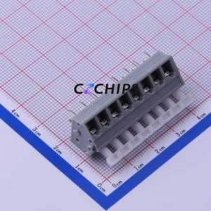 KF243-5.0-8P Spring Terminal Block Through hole Component (THT),P=5mm Connector 5mm 8P 8 17A - Product Image 1