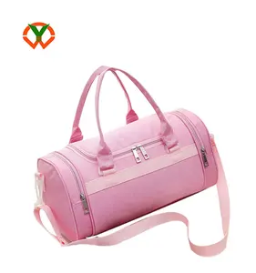 Custom Logo Heavy Duty Sports Gym Duffel Bag Waterproof Fashion Womens Small Pink Duffle Bags