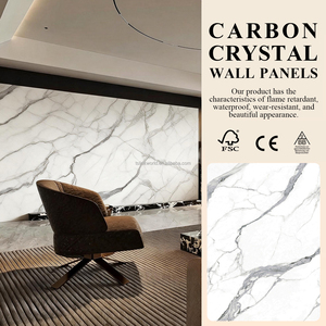 Panneau mural moderne <span class=keywords><strong>en</strong></span> cristal de carbone à motif bois et <span class=keywords><strong>pierre</strong></span> pour toute la <span class=keywords><strong>maison</strong></span>, idéal pour les maisons anciennes, imperméable, insonorisant et anti-moisissure - Product Image 2