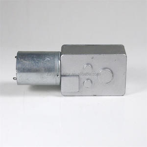 Reverse <span class=keywords><strong>370</strong></span> Autobloqueo Eje hueco de bajo ruido Pequeño DC Micro Motor de engranaje helicoidal de accionamiento eléctrico 12V 24V Cabrestante IE 2 Imán permanente - Product Image 5