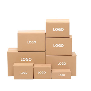 库存工厂便宜超硬瓦楞纸箱纸盒物流快递包大容量定制Logo尺寸 - Product Image 1