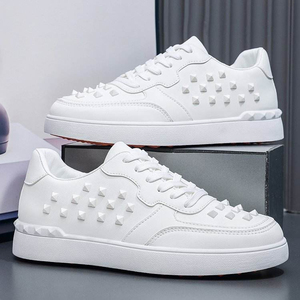 Zapatillas Deportivas Casuales con Cordones de Diseño Personalizado de Alta Calidad OEM ODM, Zapatos de Skateboarding <span class=keywords><strong>para</strong></span> Hombre, Zapatos <span class=keywords><strong>Blancos</strong></span> Personalizados <span class=keywords><strong>para</strong></span> Hombre - Product Image 2