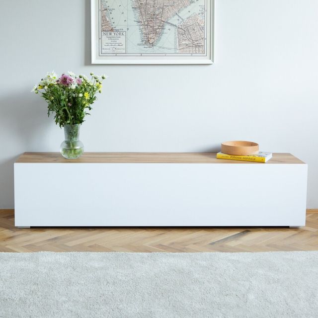 Floating Tv Stand Long Media Console Minimalist Tv Stand Tv Cabinet Rack with Storage Living Room Furniture