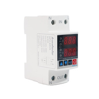 Protecteur de tension monophasé CA KP2-40VA 220V, dispositif de protection contre les surtensions avec tension et courant réglables, protection IP20
