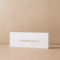 Coffret cadeau d'huiles essentielles d'aromathérapie personnalisé, emballage à rabat magnétique avec sac en papier Lionwrapack