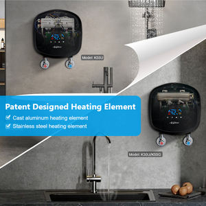 Chauffe-eau thermoélectrique à vitesse 220-240V 3.5-5.5KW élément chauffant en fonte d'aluminium LED écran tactile Triple protection de sécurité - Product Image 6