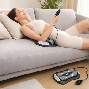Masseur lombaire avec chaleur, vibrations et impulsions électriques, <span class=keywords><strong>appareil</strong></span> de physiothérapie électrique pour la relaxation du dos - Product Image 1