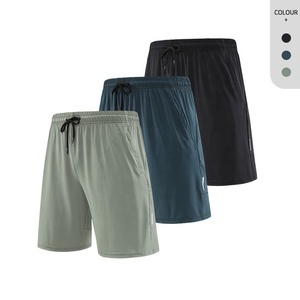 ผู้ชายกางเกงขาสั้นแห้งเร็ว 77% ไนลอน 23% สแปนเด็กซ์ <span class=keywords><strong>4</strong></span> วิธียืดกีฬาการฝึกอบรมกางเกงขาสั้นวิ่งผู้ชาย 5 นิ้วตะเข็บออกกําลังกายกางเกงขาสั้น - Product Image 2