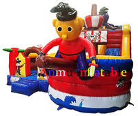 Vente de trampoline et toboggan gonflables sur le thème du zoo, en PVC, préférés des enfants. Taille personnalisable disponible.