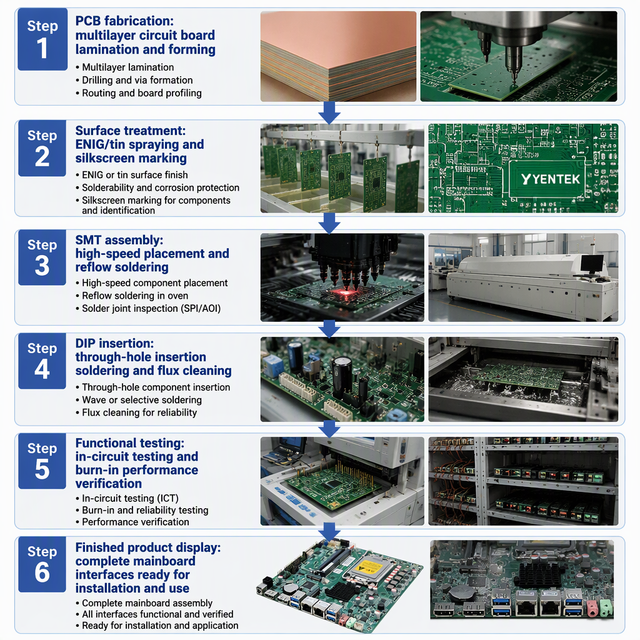 Industrial Mini ITX Motherboard LGA1700 Intel H610 6 COM RS485 GPIO 128GB DDR4 Dual LAN Wide Temp for POS Kiosk Automation