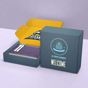 กล่องกระดาษลูกฟูกสำหรับใส่ชาและกาแฟพิมพ์ลายได้ตามต้องการสำหรับถุงชาวิสกี้โซดาและงานแต่งงานเคลือบผิวด้าน - Product Image 1