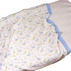 Fabricante personalizado 120 cm algodón orgánico <span class=keywords><strong>sueño</strong></span> mantas bajo precio al por mayor manta de muselina para bebé - Product Image 2