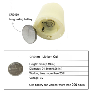 12 PCS siêu lâu dài dẫn trà ánh sáng nến Pin hoạt động dẫn Hàng Mã nến với điều khiển từ xa hẹn giờ - Product Image 5