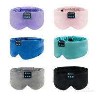 Sutra Mewah untuk Masker Tidur dengan Headphone Terintegrasi |   untuk Tidur Siang di Kantor saat Shift Malam Dapat Dibersihkan 100% Menghalangi Cahaya CE/FCC