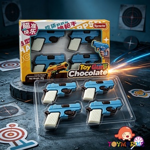 <span class=keywords><strong>Chocolat</strong></span> créatif en forme de pistolet, collation originale |   Boîte cadeau de <span class=keywords><strong>chocolat</strong></span> composé en forme de pistolet pour enfants - Product Image 1