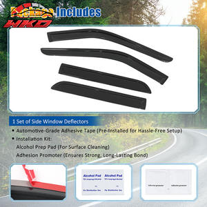 For Ford Explorer 11-19 Acrylic Wind Deflectors <b>Rain</b> <b>Guards</b> <b>Window</b> Visors 4Pcs <b>Car</b> Door Side <b>Window</b> Protection - Product Image 5