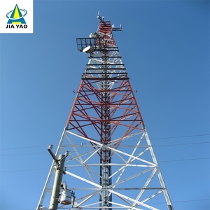Tour de télécommunication à 3 pieds, antirouille, de 27 m, 40 m, 55 m pour l'extension du signal dans les zones agricoles - Product Image 1