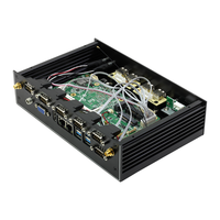 Ordinateur embarqué sans ventilateur Quad Core J1900 2955U Core I5 4200U I7 5500U 2 Go/4 Go/8 Go DDR3L 16 Go-512 Go MSATA SSD + Disque dur 2,5 pouces