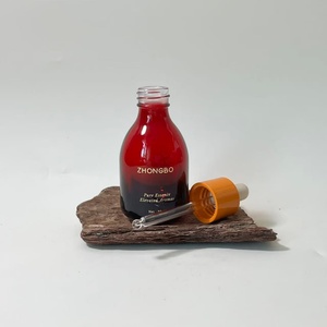 Nouvelle conception, flacon en verre plat de 30 ml pour huile essentielle et sérum, avec compte-gouttes, pour huile capillaire et soins de la peau - Product Image 5