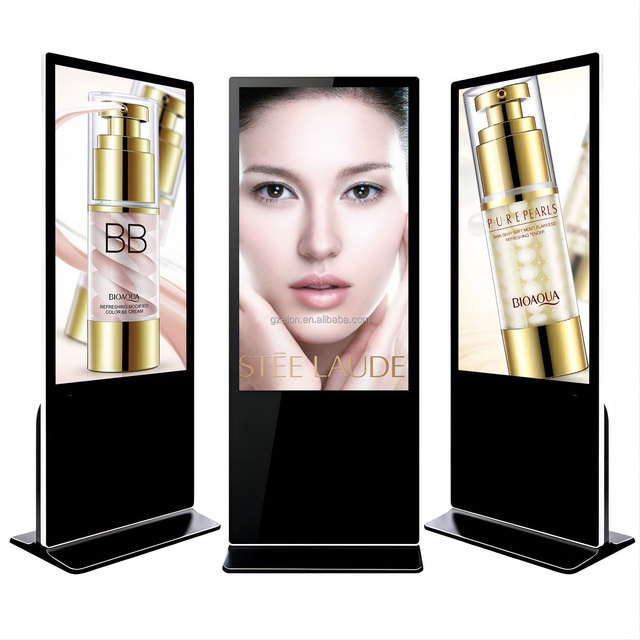 Floor Standing 43/50/55/65 Inch LCD Advertising Screen Digital Signage SDK Airport Elevator Wayfinding Education Welcome Display