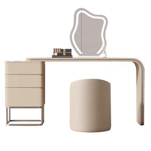 Table de maquillage télescopique de Style crème moderne Simple haut de gamme atmosphérique chambre principale miroir intelligent stockage <span class=keywords><strong>coiffeuse</strong></span> - Product Image 5