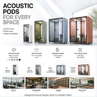Module d'hôtel modulaire portable : Chambre privée pour auberges, complexes hôteliers et hébergements touristiques