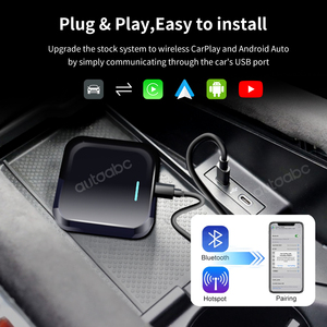 Boîtier Android 13 sans fil AI pour Tesla Model 3 Y, 8 Go + 128 Go, Wi-Fi double bande, Bluetooth, Autoabc H2, Google <span class=keywords><strong>Play</strong></span> <span class=keywords><strong>Store</strong></span>, Streaming, Navigation - Product Image 5