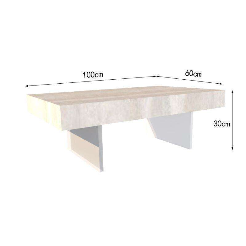 Table basse en travertin romain