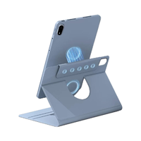 Housse et étui pour tablette compatibles avec iPad Pro 11, clavier Bluetooth à séparation magnétique rotatif, AIR 6/5 10.9, rotation à 720 degrés