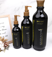 Système de traitement à la kératine du Brésil PRO TECHS pour usage en salon, crème lissante soyeuse à la kératine Bottox 2.7