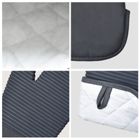 Gants de four en silicone imprimés résistants à la chaleur, pour grillades, barbecue, cuisson, gants de four personnalisés imprimés