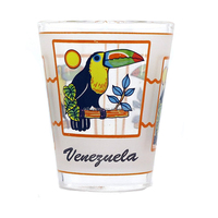 Verres à shot imprimés décoratifs et durables, souvenir de voyage de Porto Rico, avec logo personnalisé, fabriqués en usine depuis 25 ans