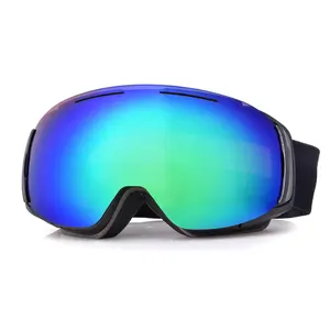 Julong Sports Racing Ski Goggles Interchangeable Lens Anti Fog Orange Lens Snow Ski Goggles