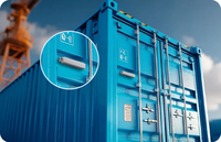 Produsen OEM Smart Sticker Pallet untuk Pelacak GPS LoRaWAN IP67 Tahan Air dengan Baterai 8000mAh untuk Kontainer Real-Time