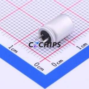 Condensador Electrolítico de Aluminio de Orificio Pasante PC0J561ME080Z25CR0, Orificio Pasante, D6.3xL8mm 560uF 20% 6.3V 2.5mm - Product Image 2