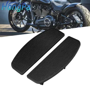 Estribos traseros para motocicleta Harley Touring Electra Glide Softail, insertos de pie para pasajero, escalones para motocicleta