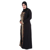 2022 dernière conception à manches longues avant ouvert traditionnel Eid musulman Abaya Dubaï vêtements ethniques